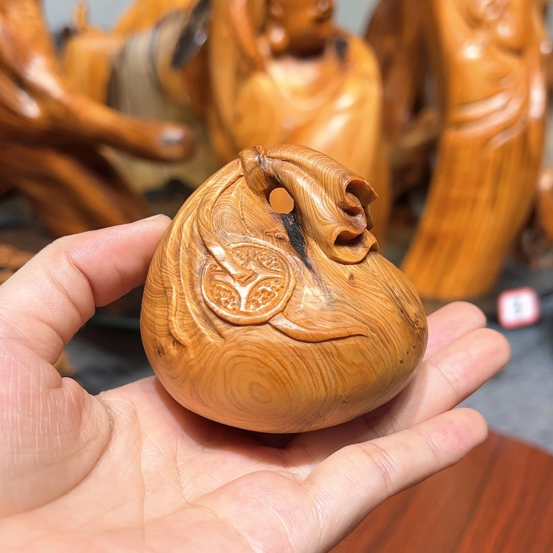 柏木崖柏摆件手把件
