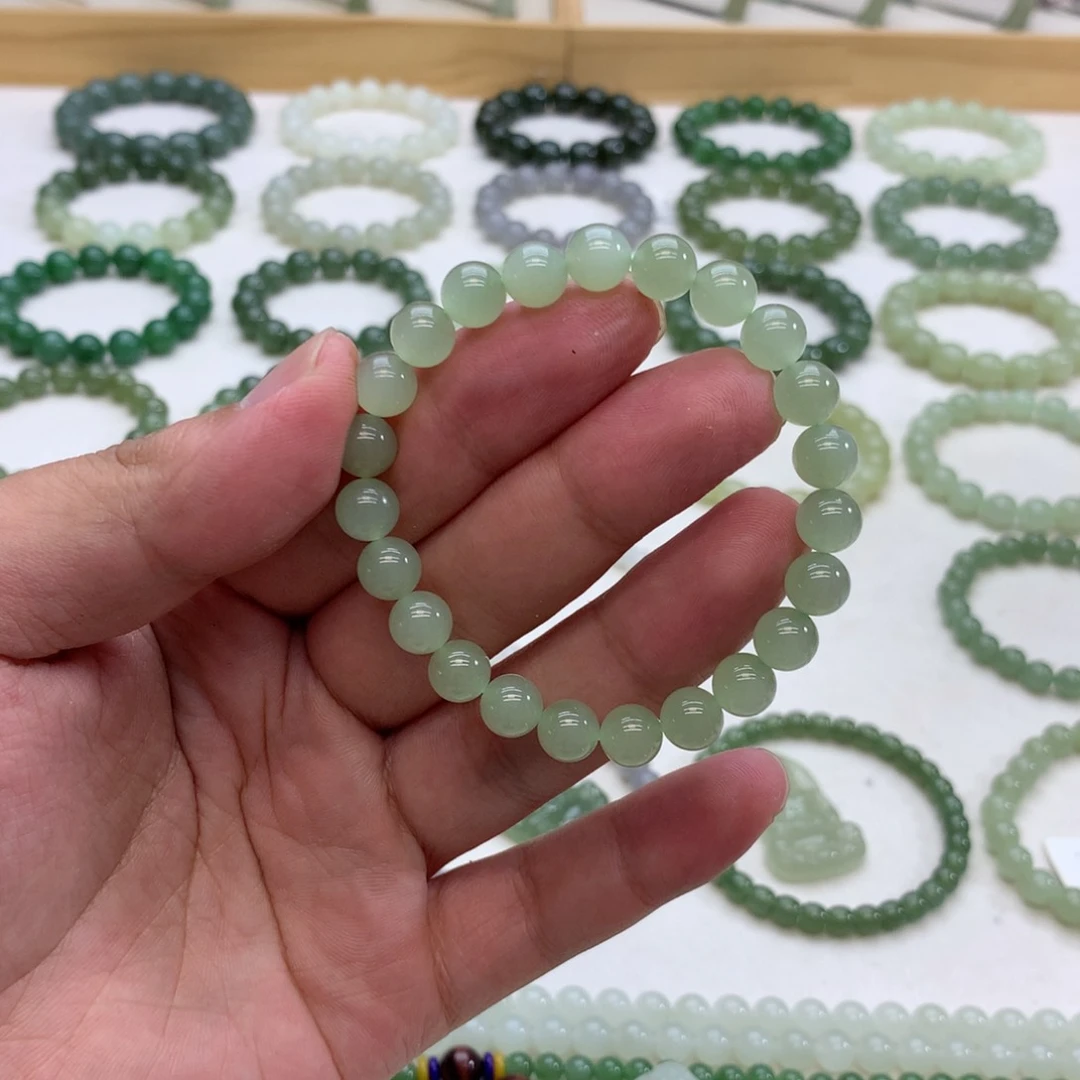 手串未镶嵌和田玉（冰晴水7.8）