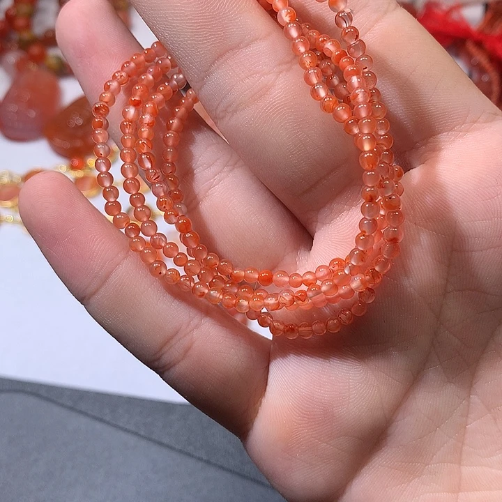 南红玛瑙未镶嵌颈饰