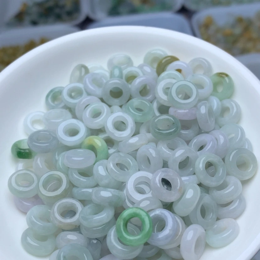 【闪购商品】翡翠手链未镶嵌卡10玉环20个