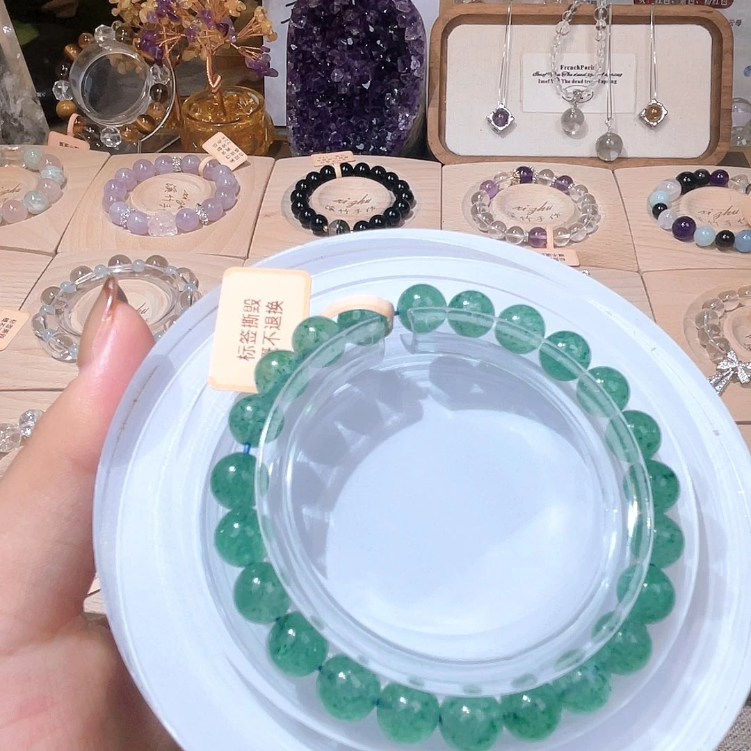 水晶手链未镶嵌天然水晶