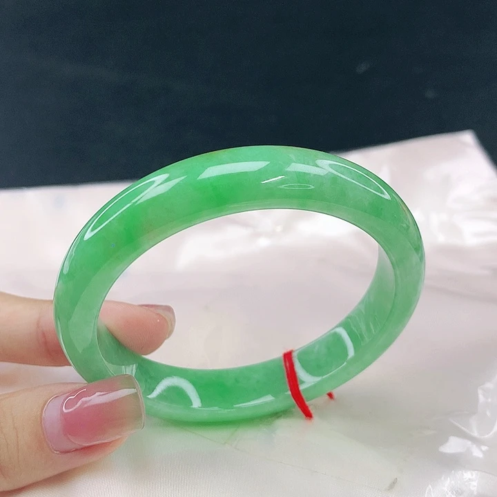 翡翠未镶嵌手镯圈55.5，14013