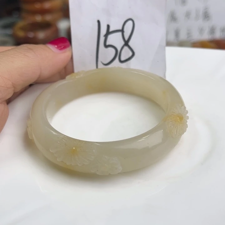 石英质玉圈口54未镶嵌