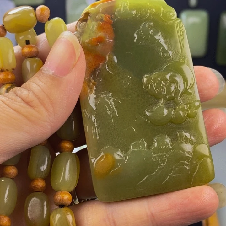 瀚***爷新疆昆仑山料 守 护 牌