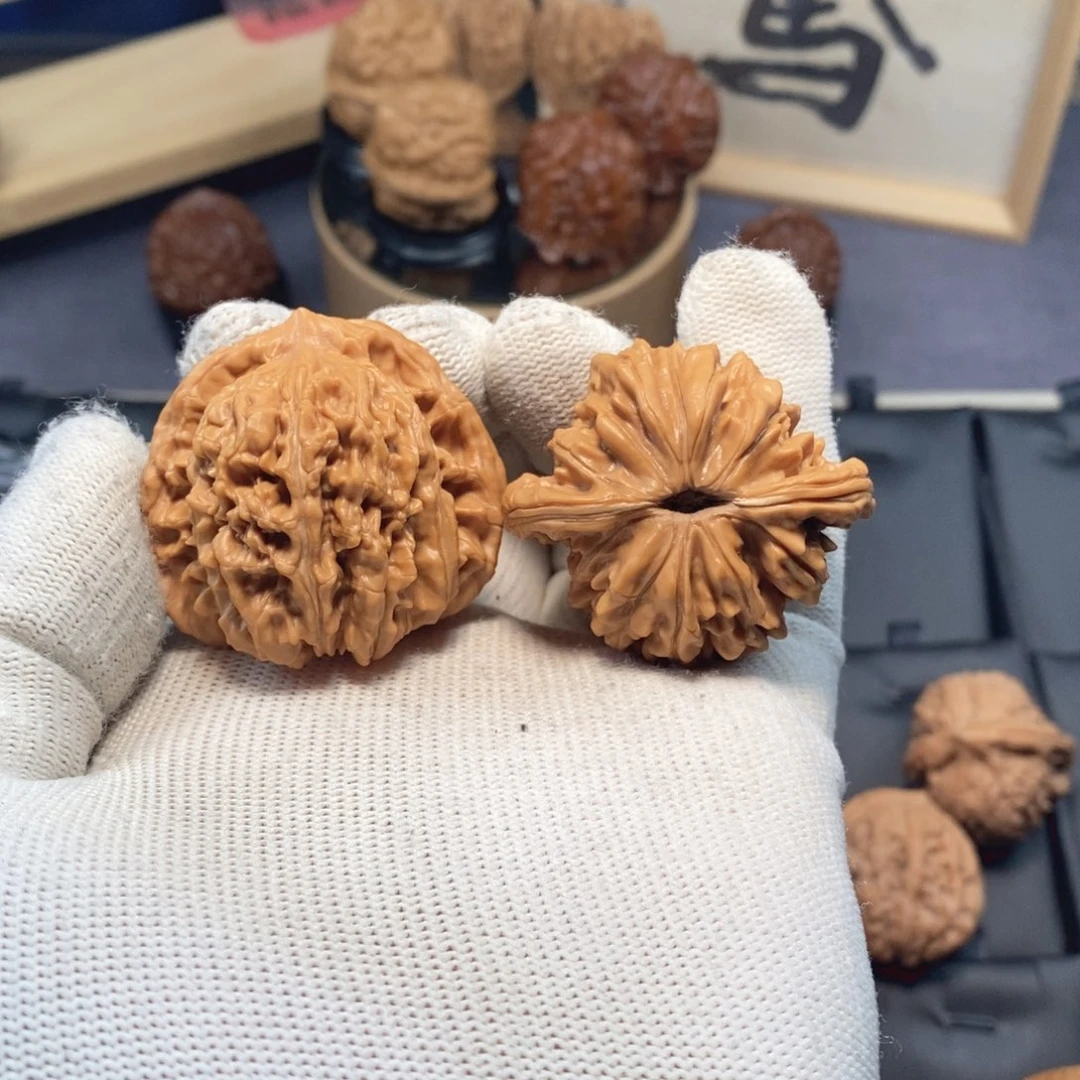 文玩核桃把件43尺挂月峰四座楼s433