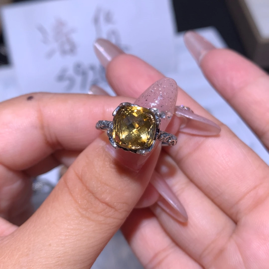 【闪购商品】水晶手链银S925镶嵌戒指