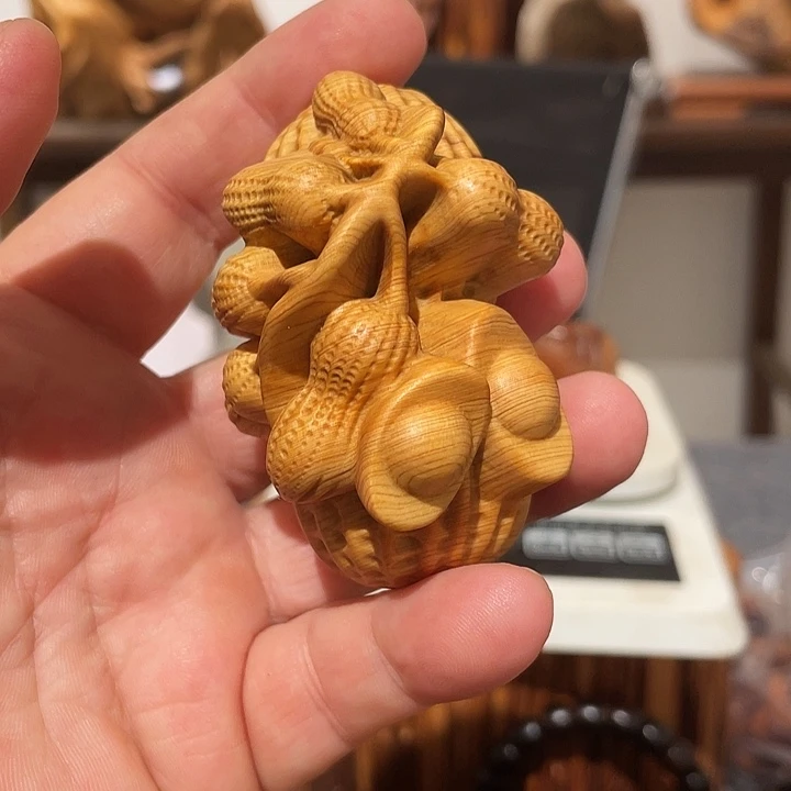 柏木（崖柏）人生如意手把件