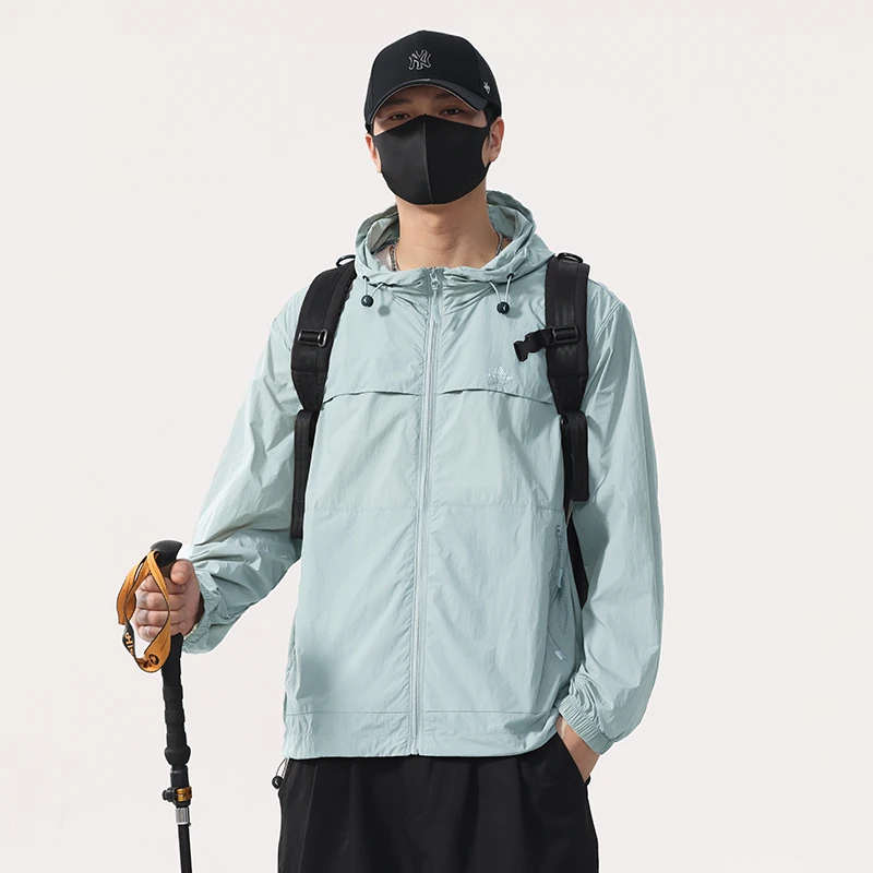 2025春夏新款户外多色时尚潮流防晒衣轻薄防紫外线薄款夏季防晒服