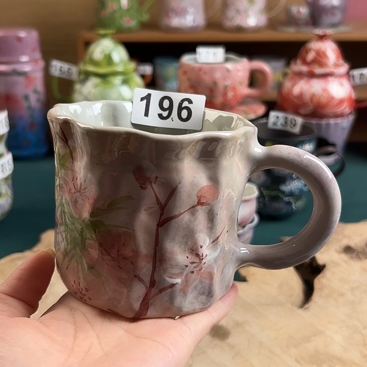 景德镇陶瓷手绘作品196微瑕