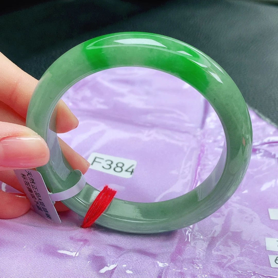 翡翠未镶嵌手镯缅甸天然a货翡翠手镯