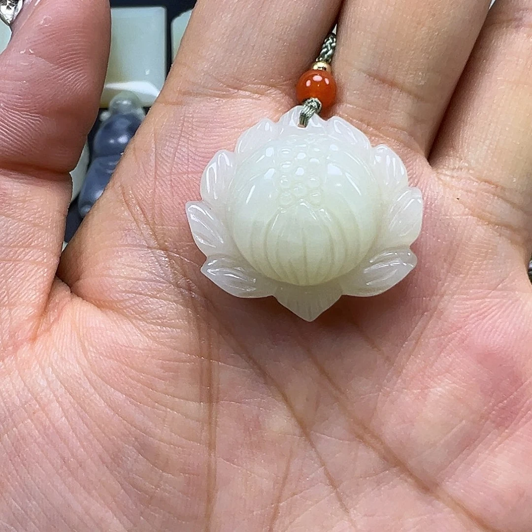 和田玉未镶嵌吊坠(不含链)