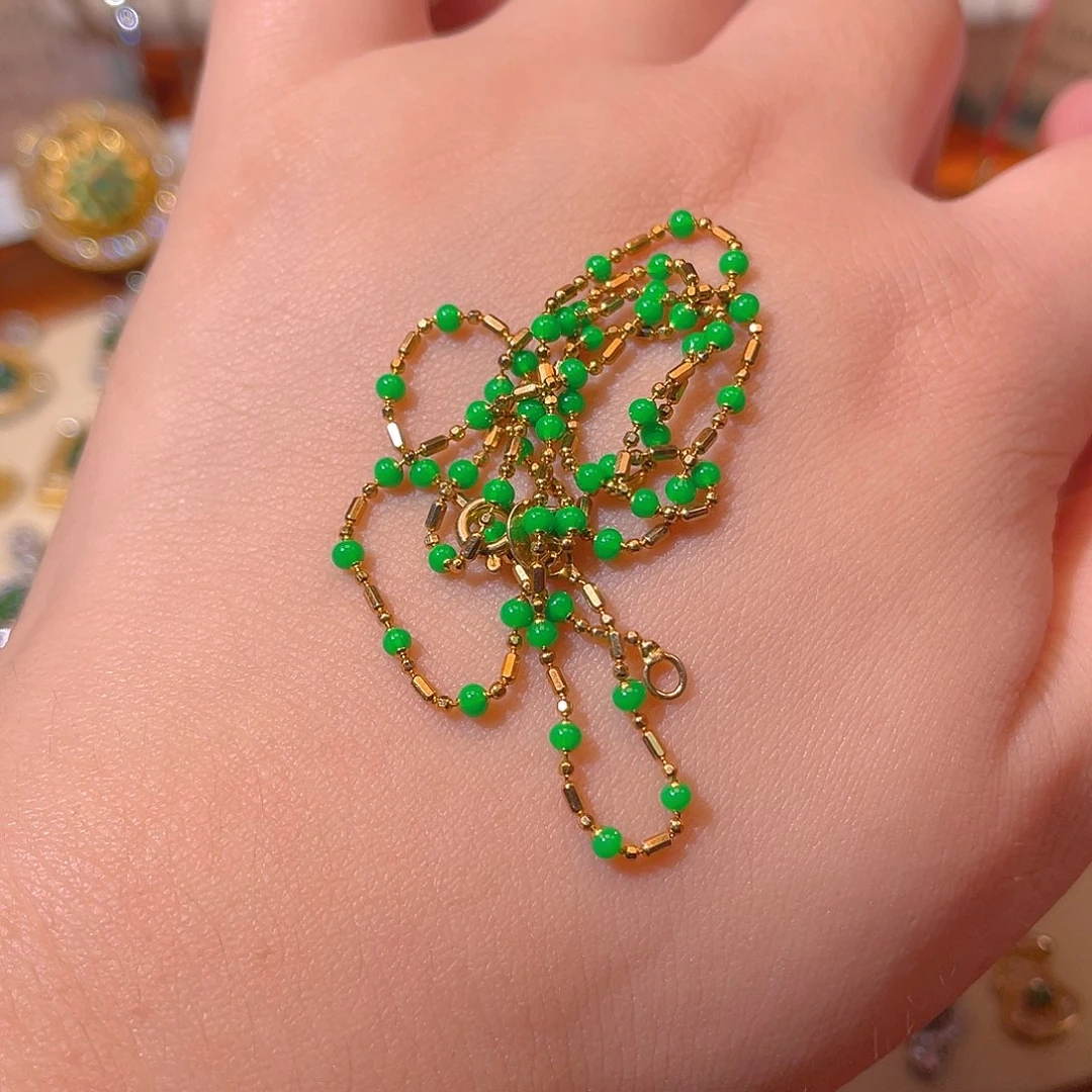 吊坠(不含链)银S925镶嵌翡翠你***呀