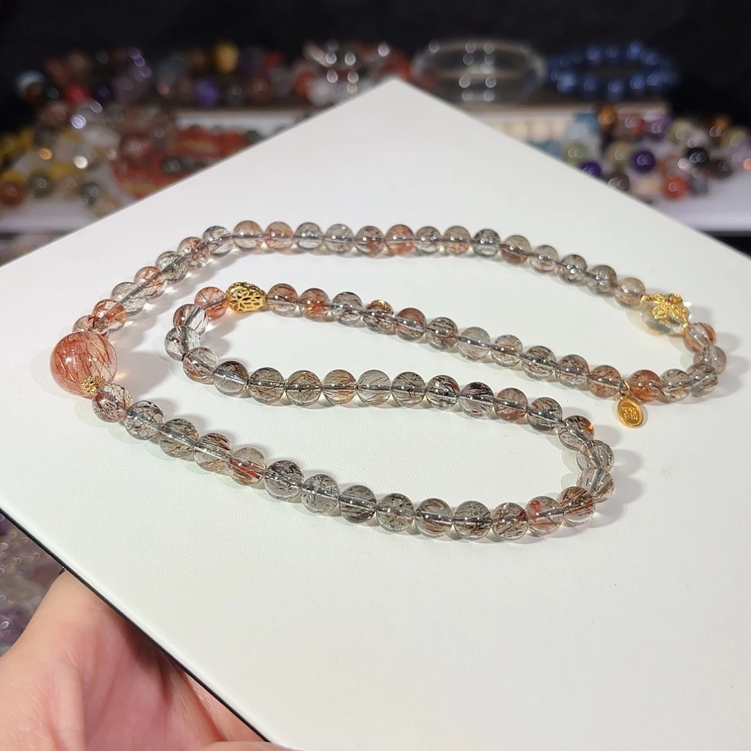 未镶嵌水晶手链黑晶超