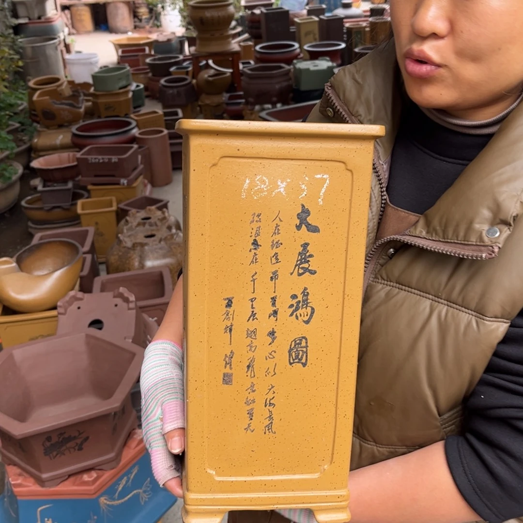 紫砂花盆盆景艺术