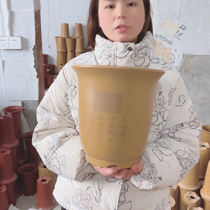 紫砂花盆宜兴紫砂花盆