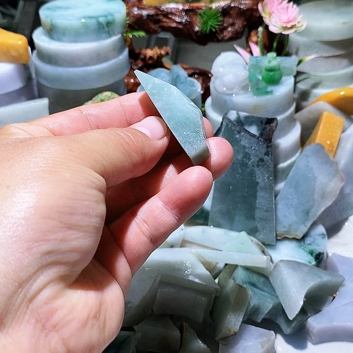 翡翠散珠边角料178
