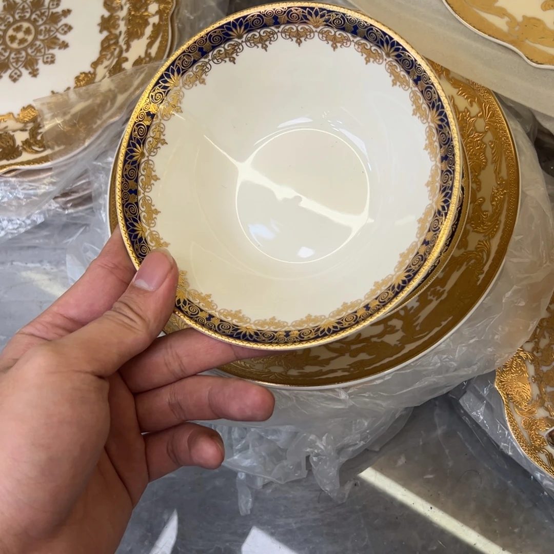 瓷片5.5寸水果碗两个一单尾单