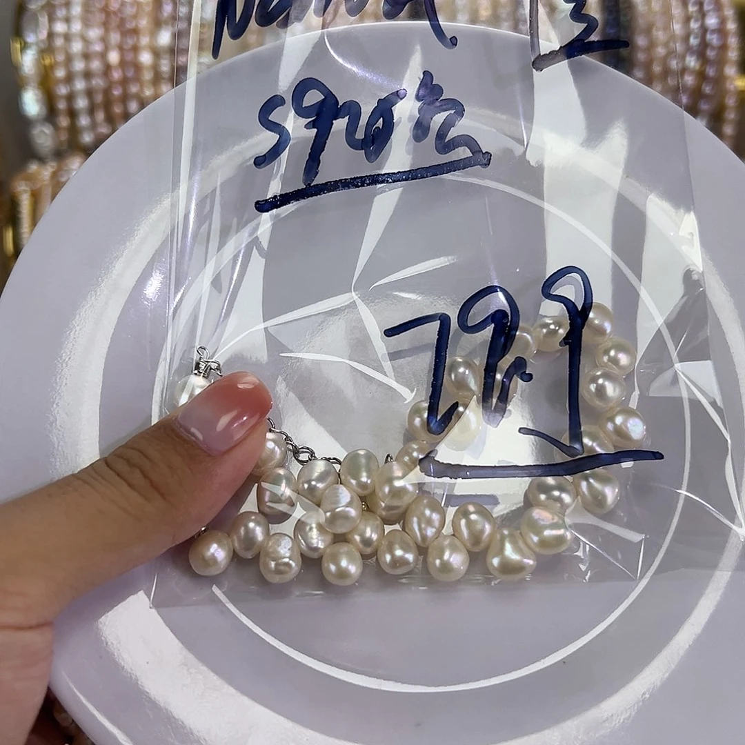 淡水珍珠手绳钛钢