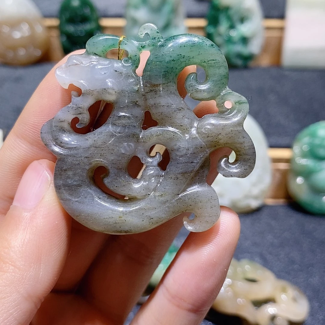 独山玉未镶嵌吊坠