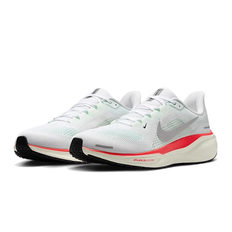NIKE/耐克PEGASUS41飞马41男鞋银绿缓震透气公路跑鞋FD2722-115