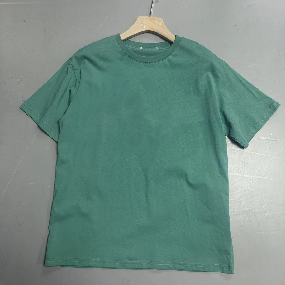 【南油玲姐】青色金属图案 款男女同款短袖T恤TX332