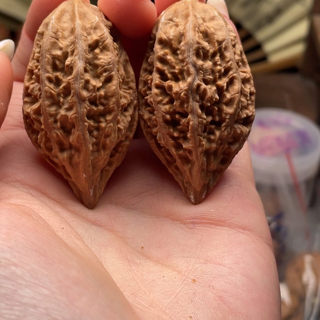 文玩核桃把件楸刀鱼30