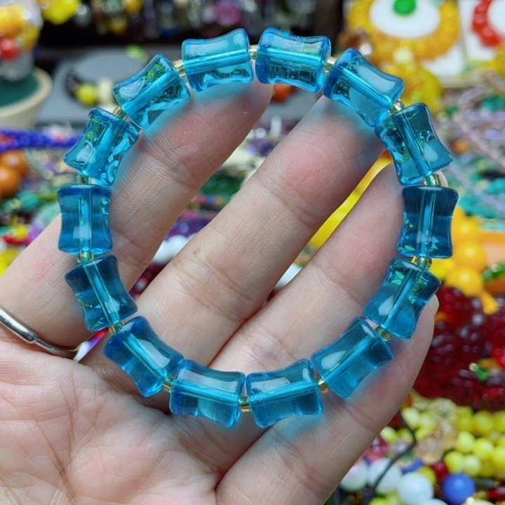 树脂制品13号蓝色手串