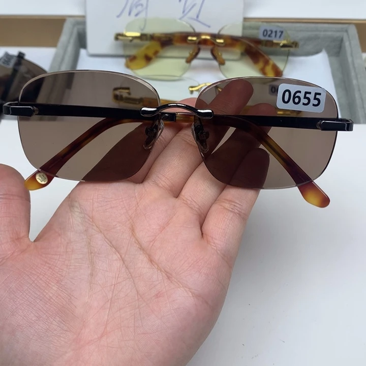 一体款无框茶水晶0655