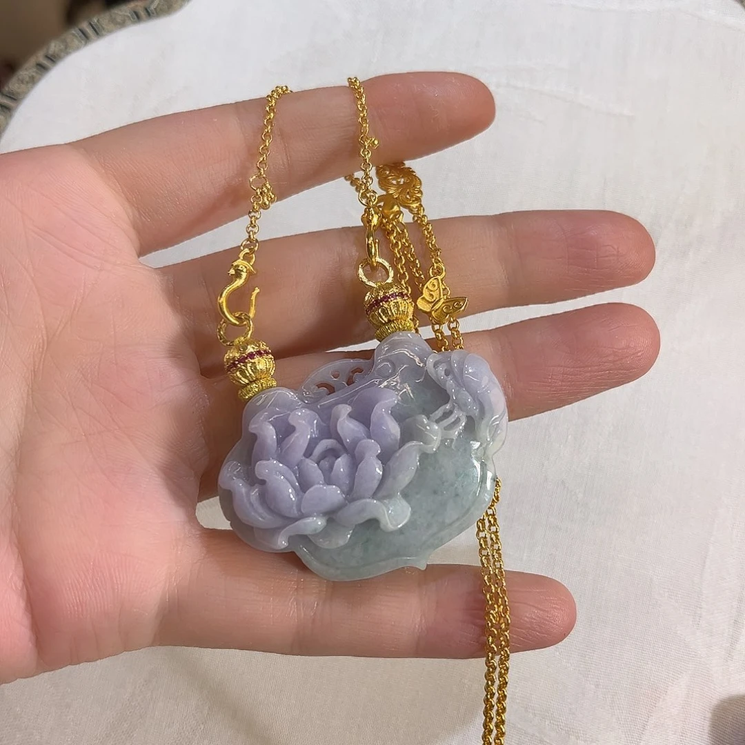 翡翠合金吊坠(赠链)