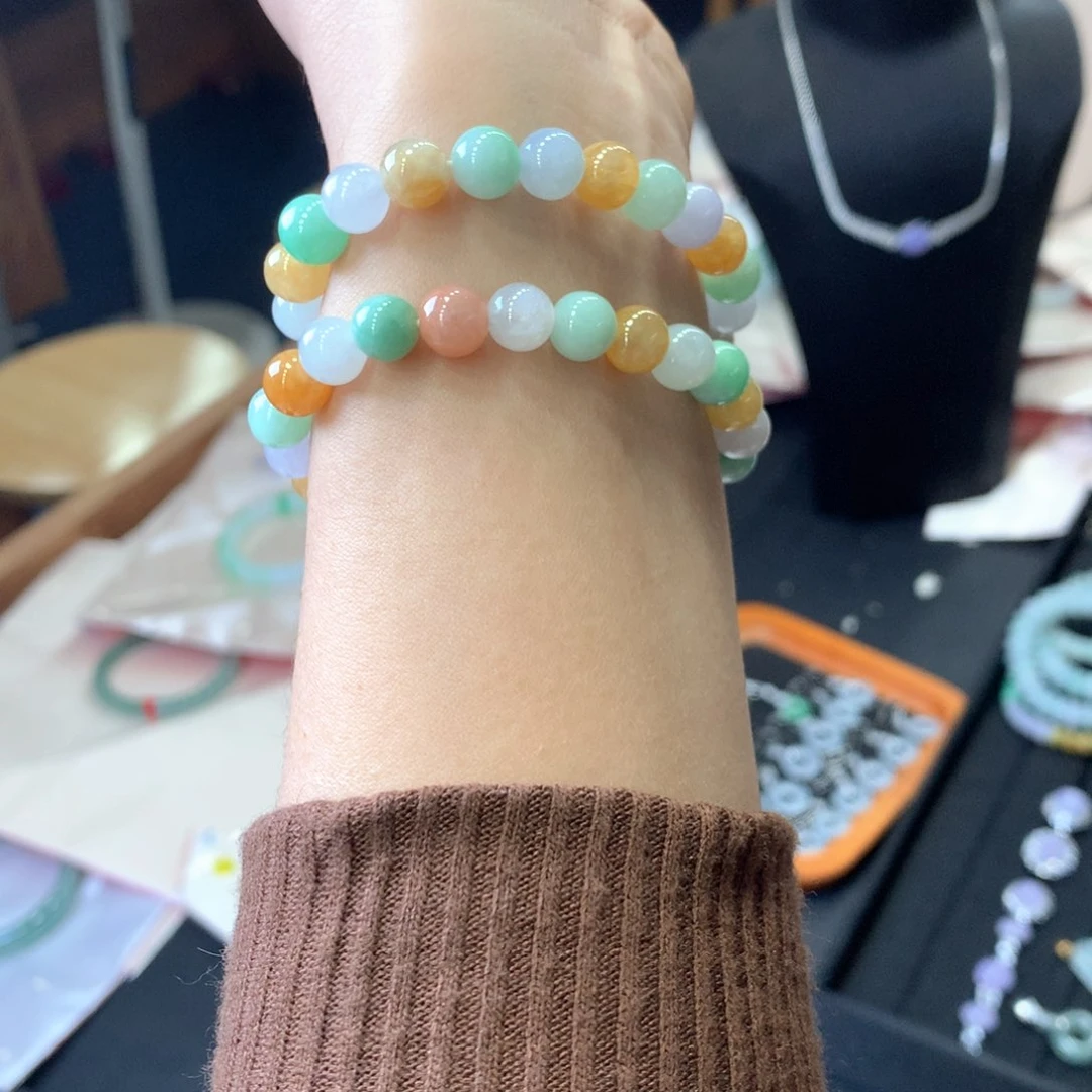 未镶嵌手链翡翠多样性发1