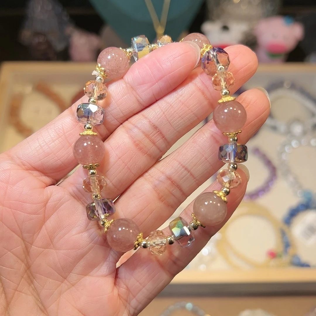 水晶手链未镶嵌草莓