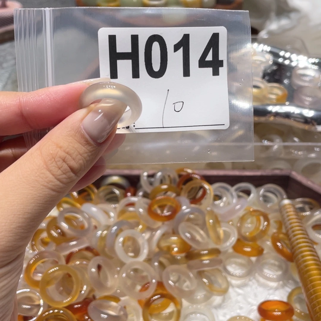 玛瑙/玉髓未镶嵌戒指014