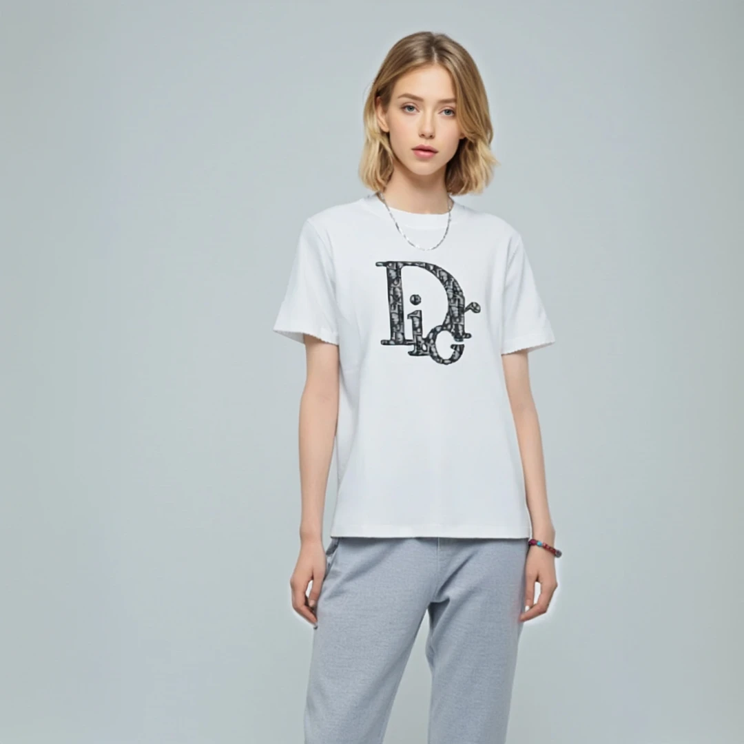 万象城撤柜奢品夏季时尚免烫短袖透气印花3D效果运动舒适休闲常规