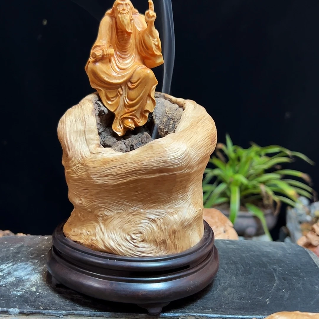 妖***兽荔枝木熏香成品香炉