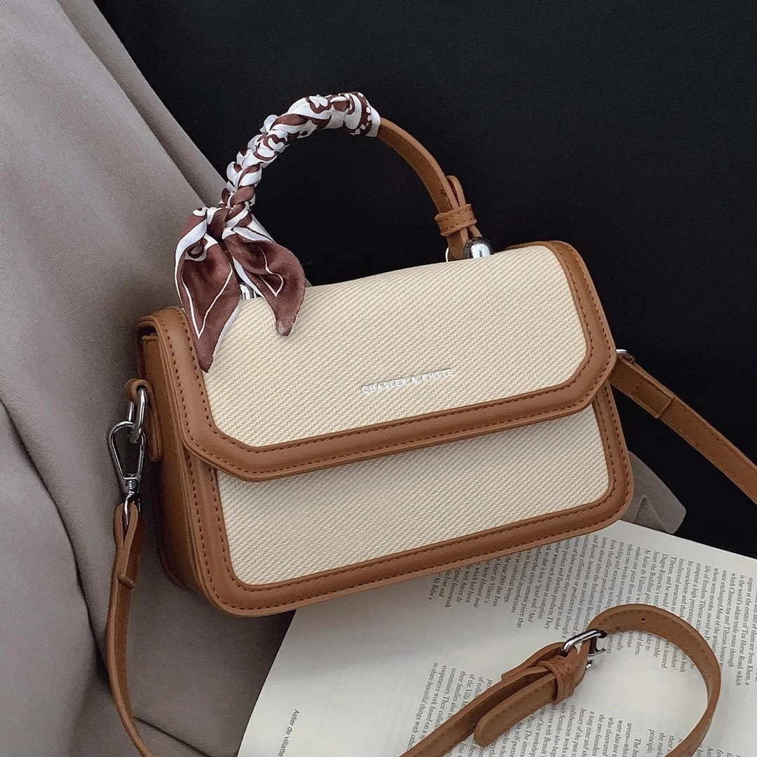 时尚潮流小方包女2025春季新款韩版复古休闲单肩包高级感通勤女包