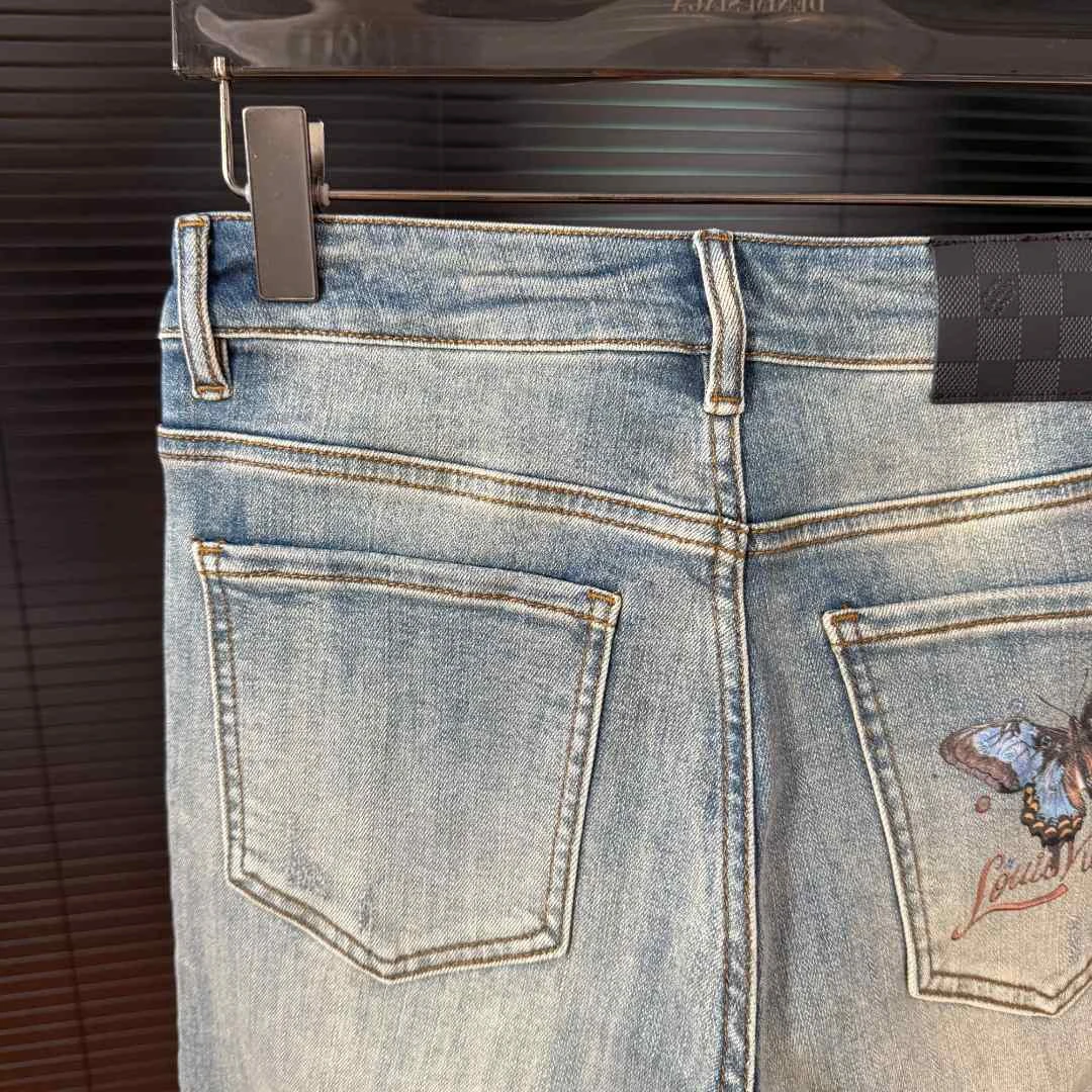 2025新款欧货修身小直筒牛仔裤6605