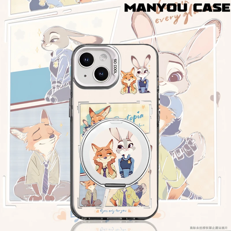 拼贴朱迪尼克适用于动漫苹果16华为一加oppo小米手机防摔壳Paoive