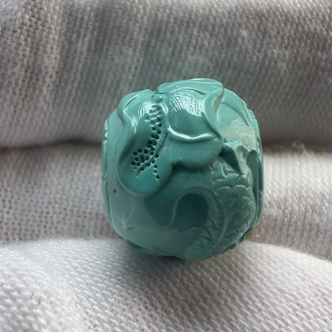 绿松石未镶嵌配饰12.8×10.8