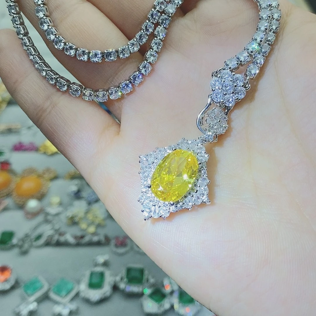 【闪购商品】托帕石耳饰银S925镶嵌