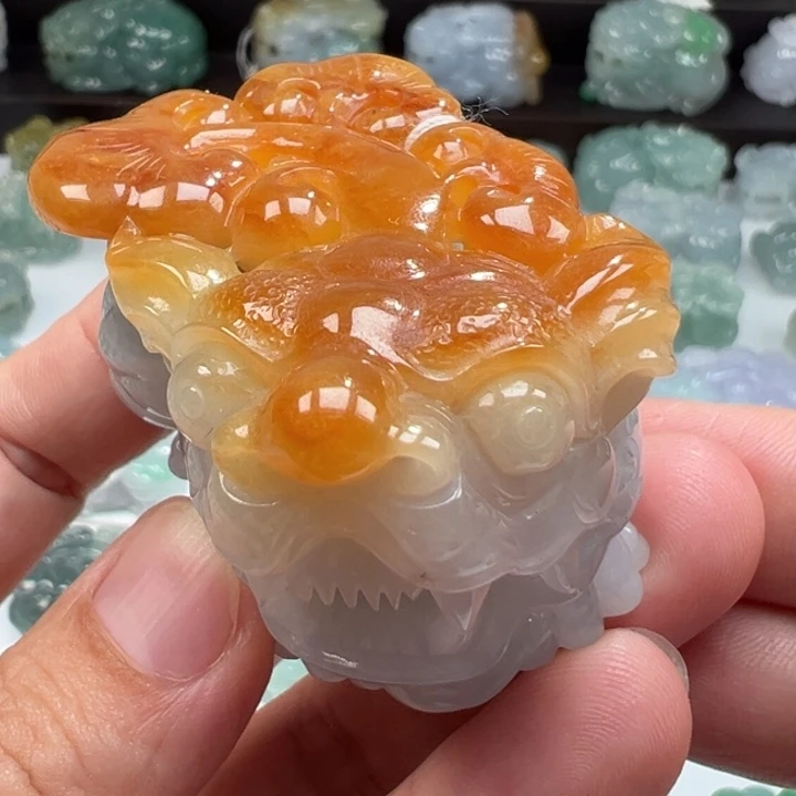 颈饰未镶嵌翡翠貔貅