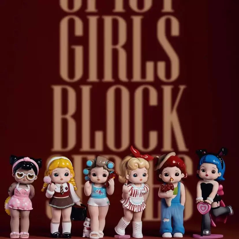 【RAMY】拆盒盲盒辣米辣妹街区小胖妞OOTD盲盒手办摆件