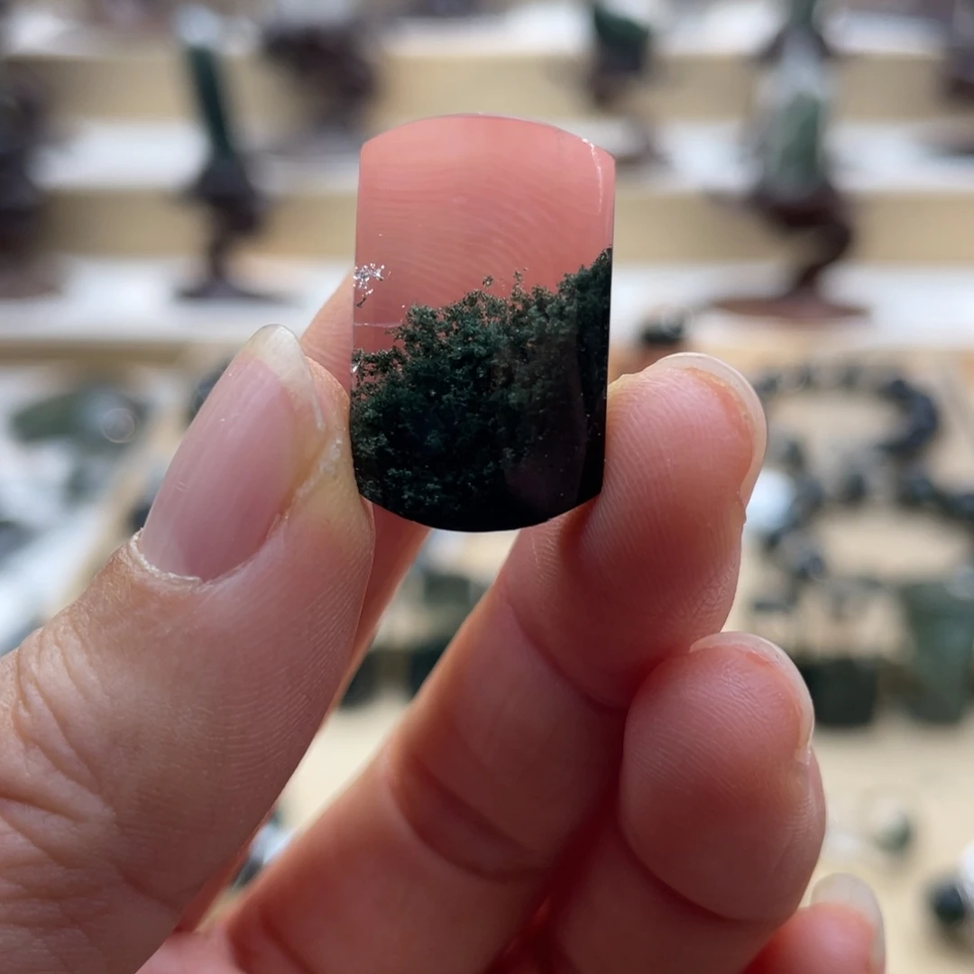 水晶颈饰未镶嵌绿幽灵聚宝盆无事牌