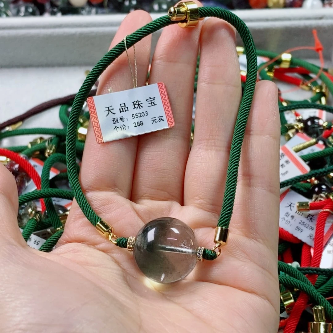 水晶手链未镶嵌绿幽灵55203