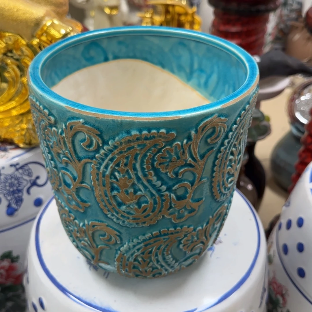 瓷片陶瓷工艺摆件花瓶