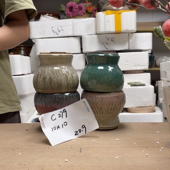 粗陶多肉花盆微瑕279