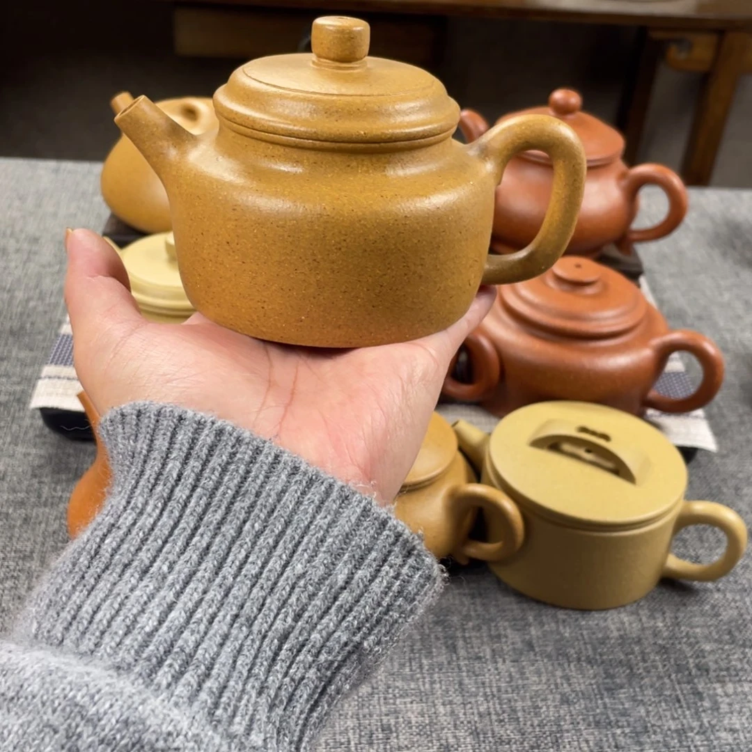 茶壶紫砂黄金段德钟全手30目220