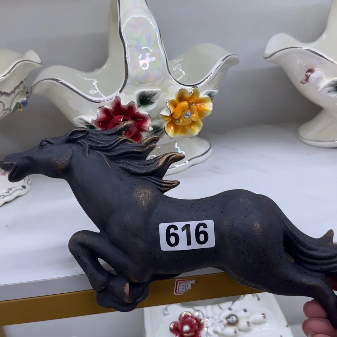 瓷片陶瓷工艺花瓶摆件