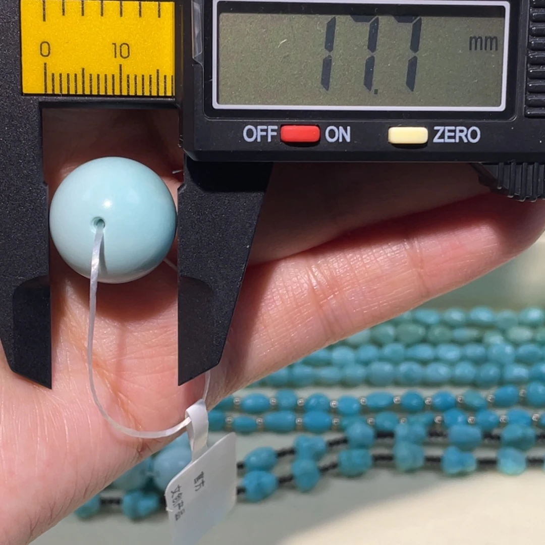 绿松石未镶嵌圆珠