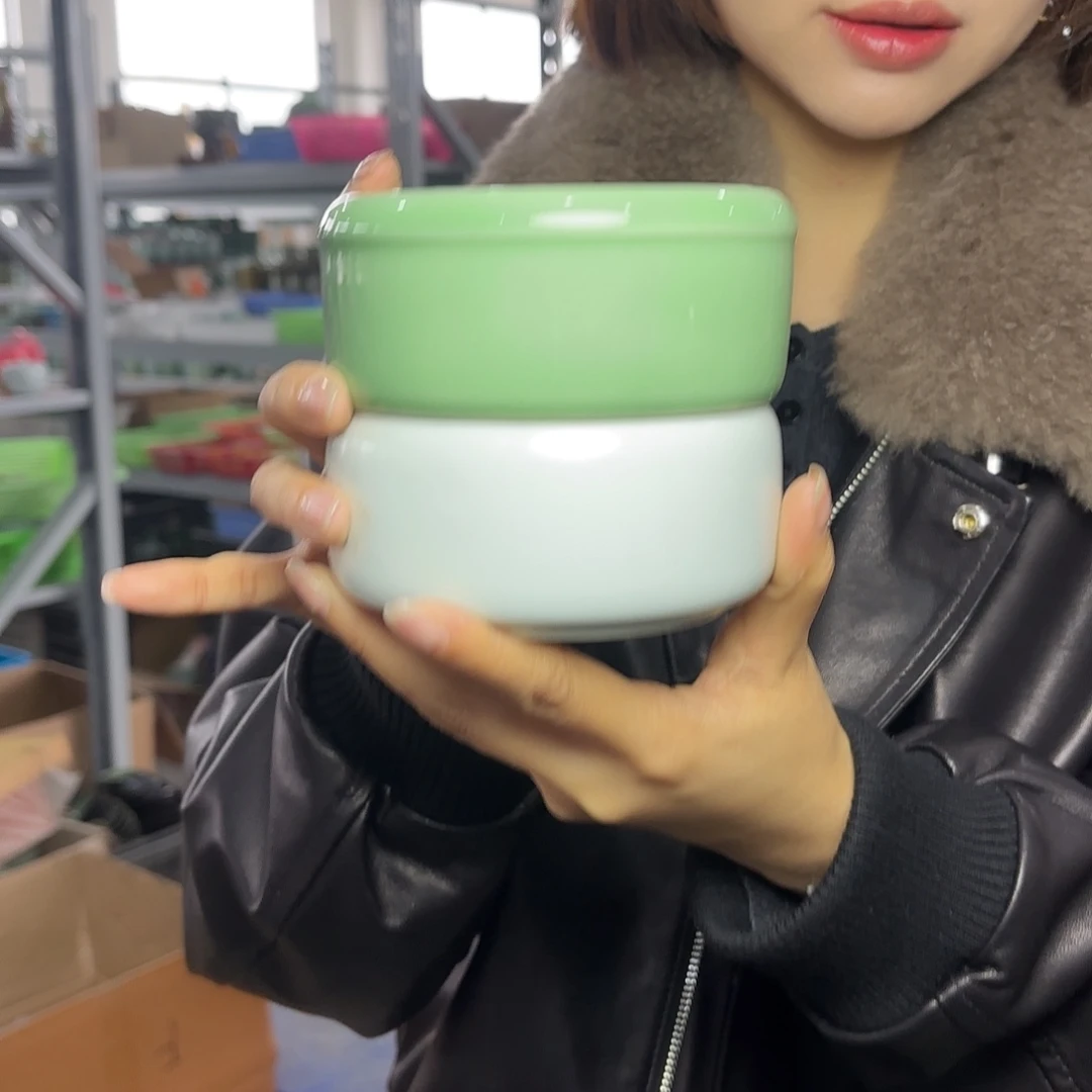 龙泉云间青瓷小米茶器