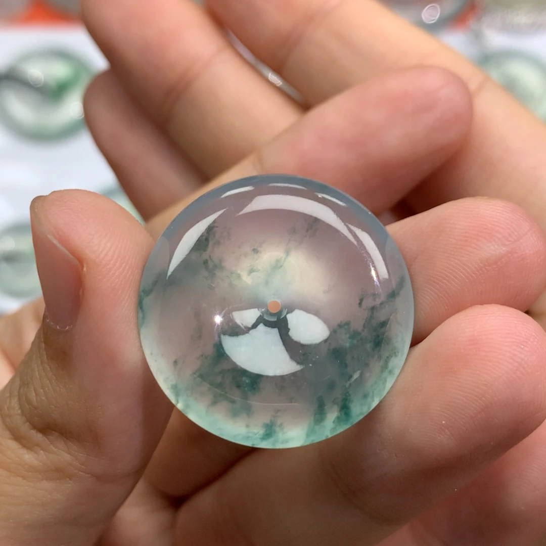 翡翠未镶嵌颈饰25.7-6.5